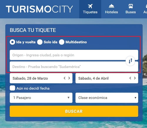 Cómo tiquetes baratos Turismocity en Recomendaciones