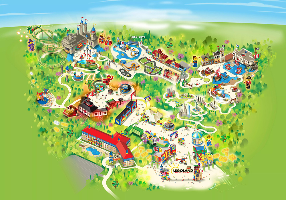 Parque temático da Legoland é inaugurado em Nova York