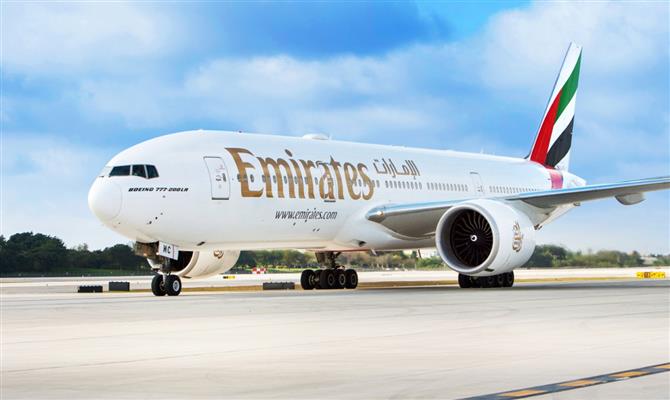 Emirates retoma voo São Paulo-Dubai, mas apenas para conexões.