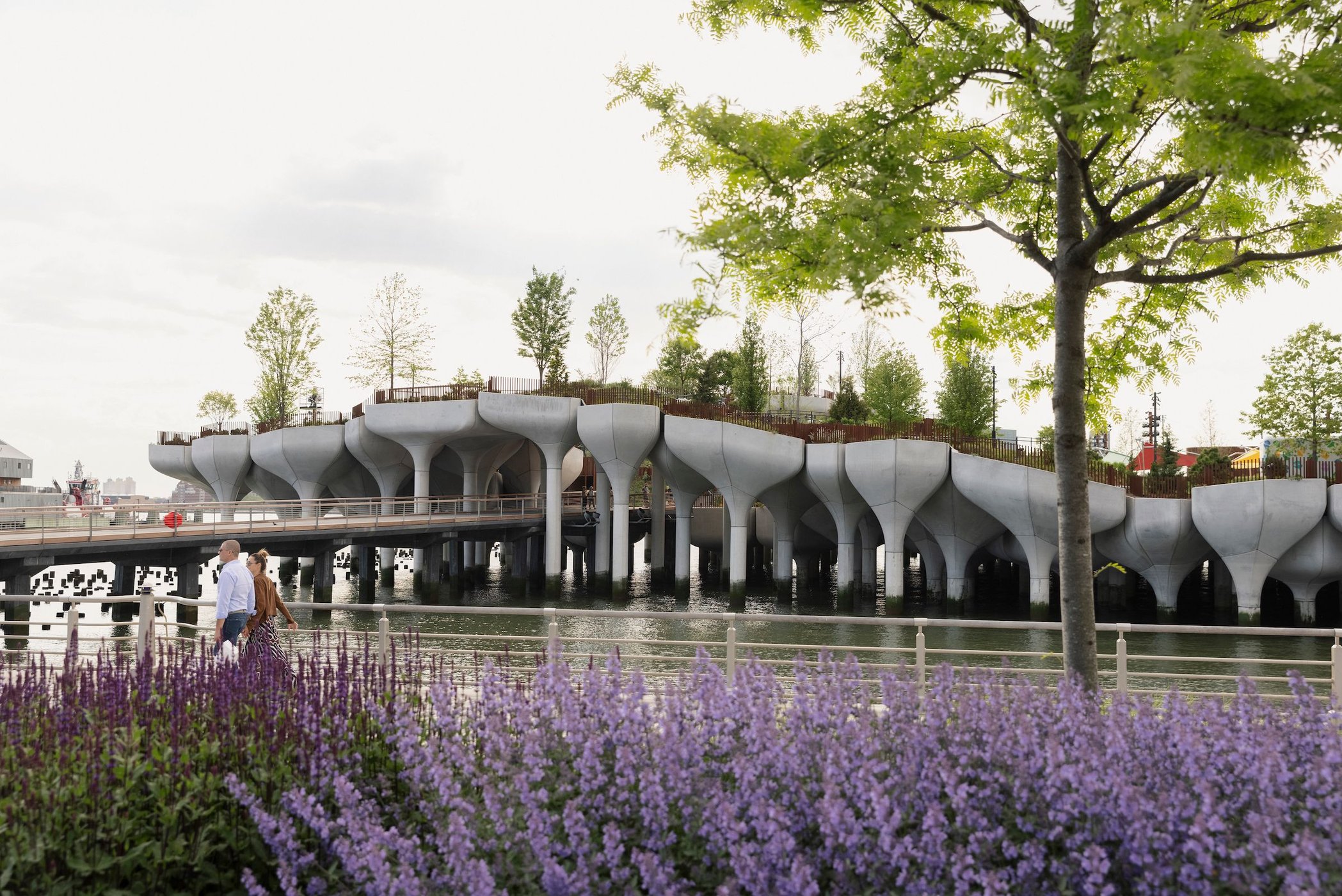 Little Island Park, novo parque flutuante de Nova York.