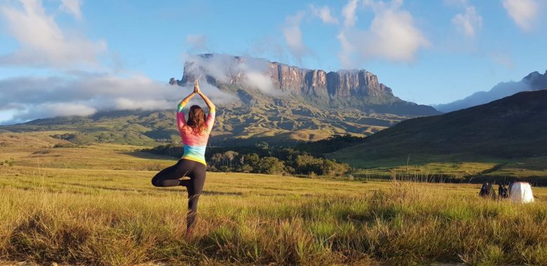 Monte Roraima leve na viagem.